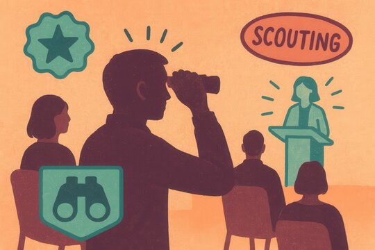 Engaging audience dynamics with scouting strategies blending observation and presentation skills driving effective talent identification and crowd engagement