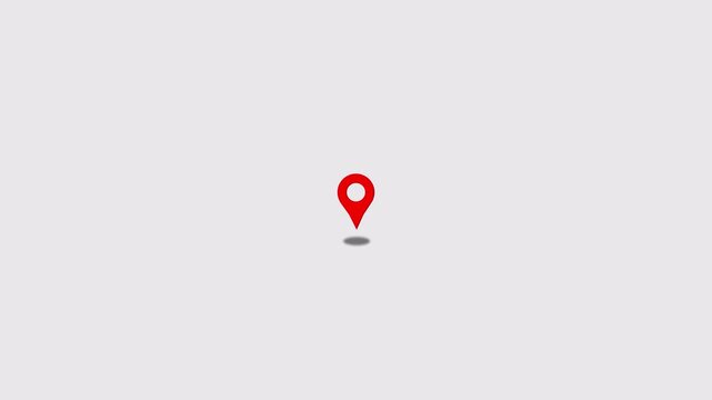 Digital map motion animation of a Google map interface with smooth zooming and panning effects.Perfect for use in travel videos  ,location-based services
