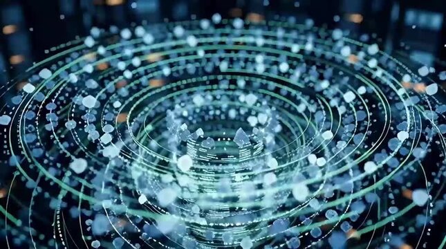 Abstract Data Flow Conceptual Visualization of Information Networks