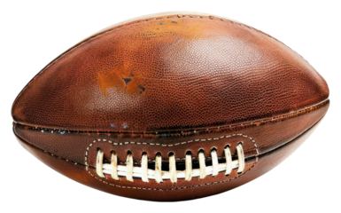 PNG American Football football background isolated.