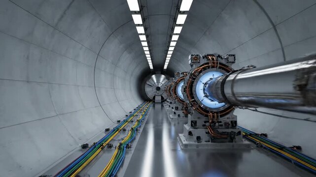 Particle Accelerator Tunnel Research Science