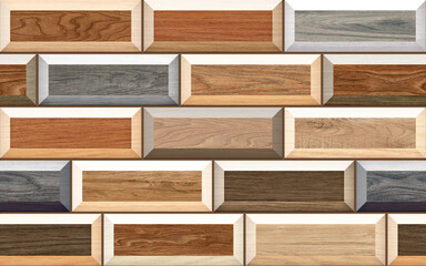 3D wood texture wall tiles
