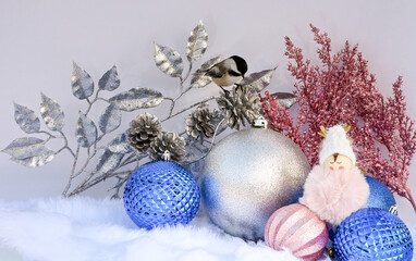 Christmas chickadee