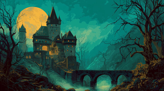 The game background and slot game asset, video game character design, mobile game element, casino game element, fantasy game character, slot game element, illustration