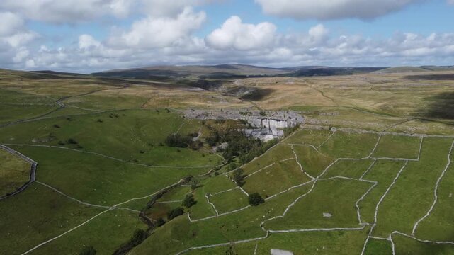 malham cove en Angleterre
