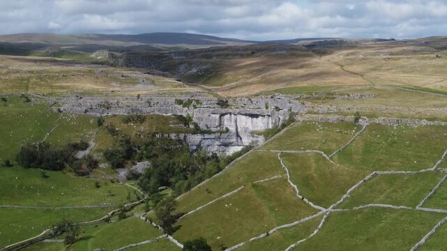 malham cove en Angleterre