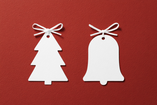 Festive metallic ornament mockup png, transparent design