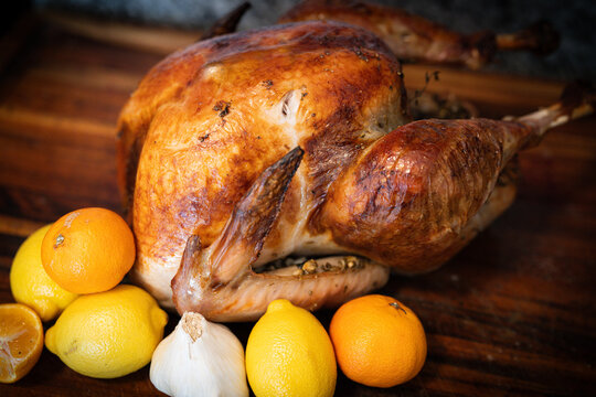 A prepared Thanksgiving Day Turkey. 
