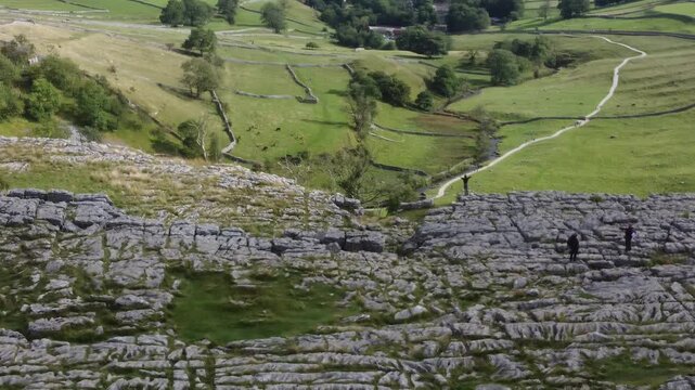 malham cove en Angleterre