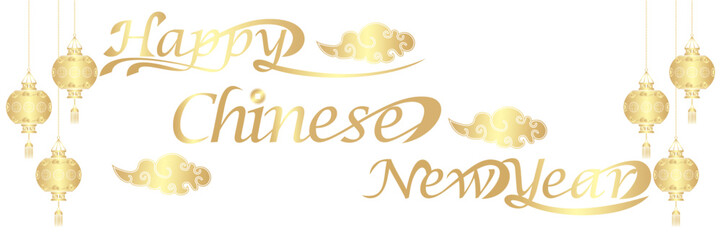 Chinese new year background text illustration