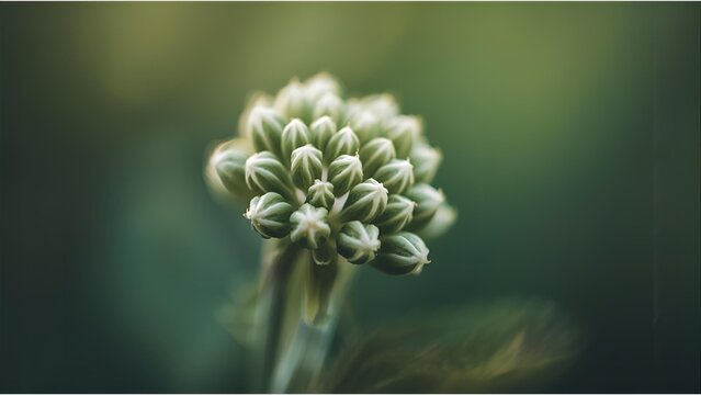 closeup of a polygala senega