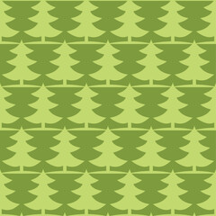 vector of christmas tree seamless pattern