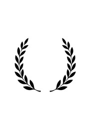 laurel wreath vector victory