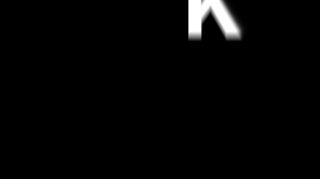 White 10 K number with glowing effect on black background ten K numeral