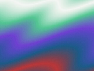 A gradient of white, green, purple, blue, and red colors.
