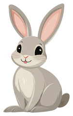 Obraz premium PNG A bunny illustration animal rabbit.