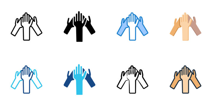 Inclusivity icon set multiple style vector collection
