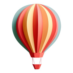 Naklejka premium PNG Hot air balloon aircraft transportation celebration.