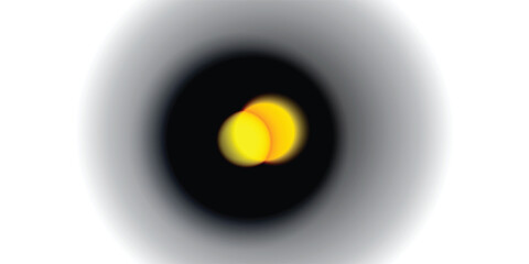 Vector circle shape enclosed in a logo shape. Elegant circle art