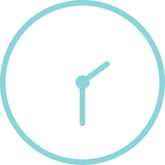 clock icon vector illustration