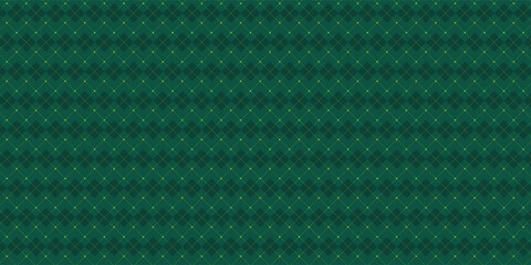Geometric Dark Green Argyle Vector Pattern. Christmas Background. green design eps10