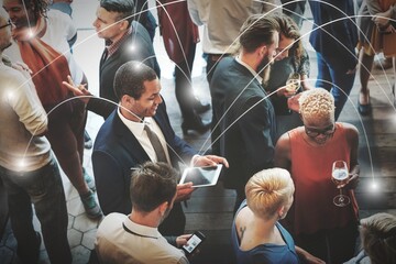 Diverse group of business people having a meetup