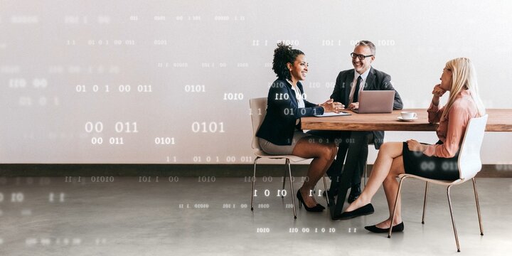 Business people discussing in a meeting room - Powered by Adobe