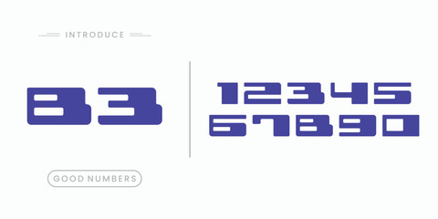 3D Number font. Beautiful elegant numerals. Vintage and old school retro typographic. Vector Illustration numbers.