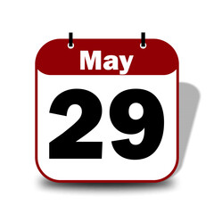 29 May Date Calendar