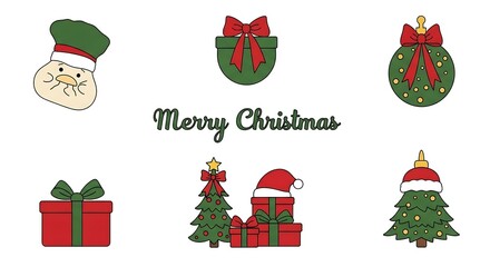 Festive Christmas spirit evokes joy with colorful gift boxes and holiday decorations perfect for seasonal greetings and designs with a touch of whimsy