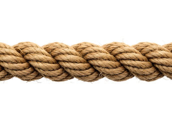 Thick Braided Natural Fiber Rope Close Up Texture image