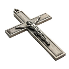 Detailed Jesus Christ on the Cross Symbolizing Sacrifice and Faith, a Powerful Religious Icon of Hope and Redemption, Perfect for Spiritual Designs
