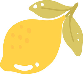 Yellow Lemon Graphic