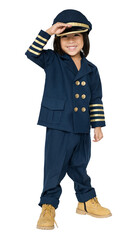 Pilot kid png, transparent background