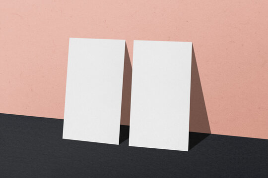 Business card mockup png transparent, professional branding