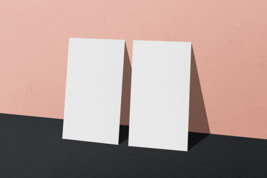 Business card mockup png transparent, professional branding