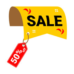 set of sale tags