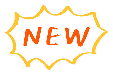 New doodle typography design element