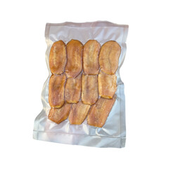  Dry food packages isolate on white.