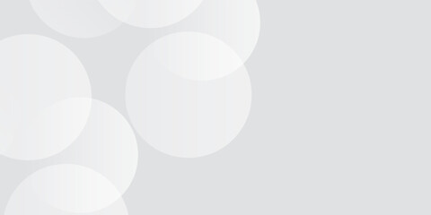 White circles shapes geometric abstract background. Overlap layer on bright space with lines effect decoration. Modern design