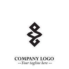 Sleek Electrical Logo Symbol on a Clean White Background for Modern Branding Design Elements Art