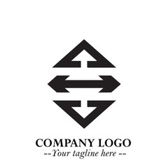 Sleek Electrical Logo Symbol on a Clean White Background for Modern Branding Design Elements Art