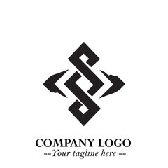 Sleek Electrical Logo Symbol on a Clean White Background for Modern Branding Design Elements Art