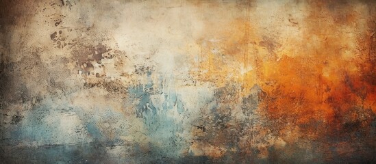 Abstract textured background with warm and cool color blends.