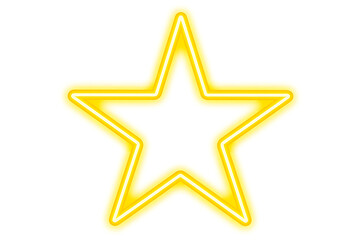 Fototapeta premium gold star on white background