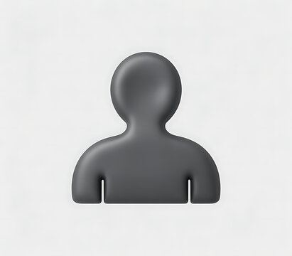 Generic person silhouette profile avatar user - Powered by Adobe