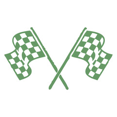 Fototapeta premium Checkered Racing Flags