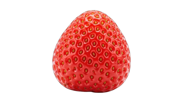 Vibrant pink dragon fruit with yellow green scales and white flesh isolated on transparent background