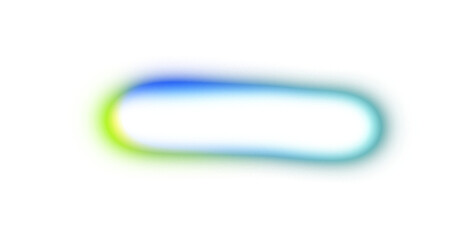 Abstract glowing neon light streak rays on transparent background. Glowing light flow wave multicolour gradient shape cutout PNG overlay. Light beams flow wave shaped.