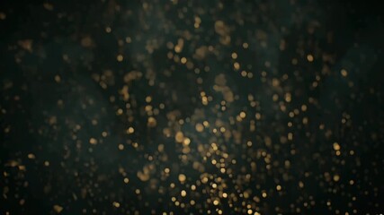 Immersive golden light streaks dynamically swirling in tunnel, creating a modern dreamy vibe perfect for tech presentations or futuristic scenes - Powered by Adobe